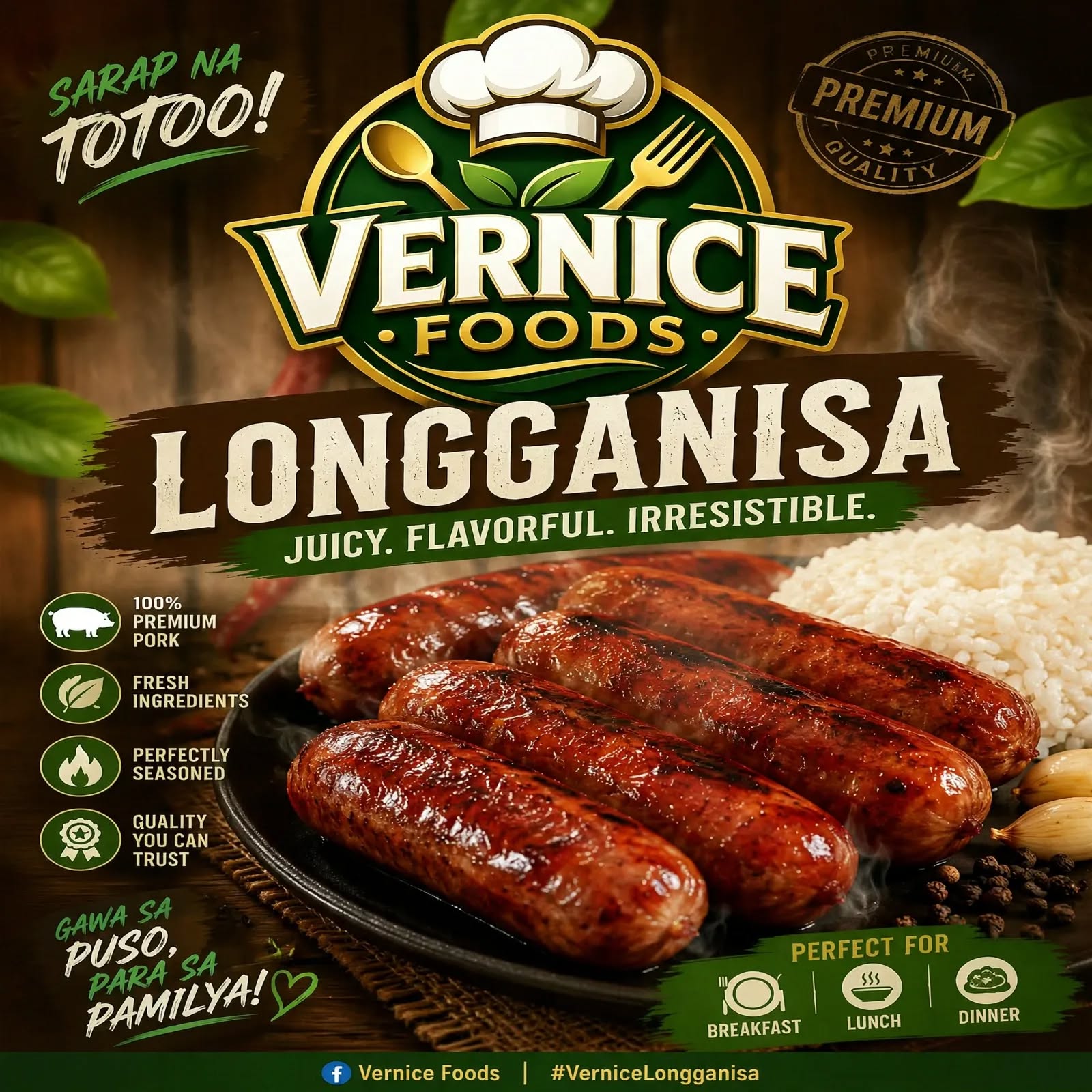 Vernice Foods Longganisa
